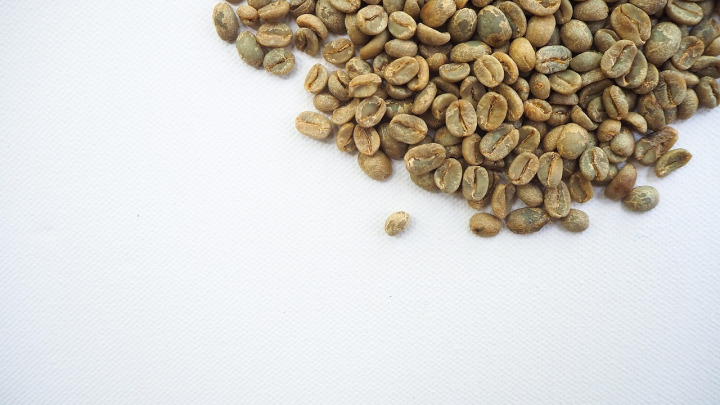 green coffee beans raw